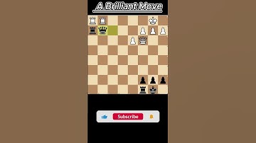 Only 1% Can Solve This Brutal Chess Puzzle! ♟️ Can You? #chessshorts #chess #brilliantmove