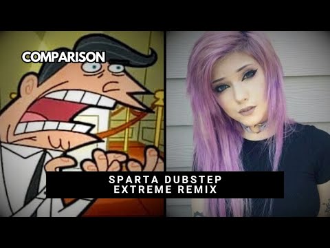 [COMPARISON] Sparta Dubstep Extreme Remix (Me and @maitreseboss-SR)