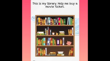 #Braindom: Brain Game Test #nieuw #level57 Dit is mijn bibliotheek help me een ticket te kopen #g...