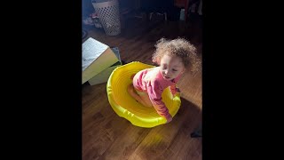 Simplay3 Two Sided Rock Around Wobble Disk and Climbing Dome for Toddlers and Kids - Rocking and Cli