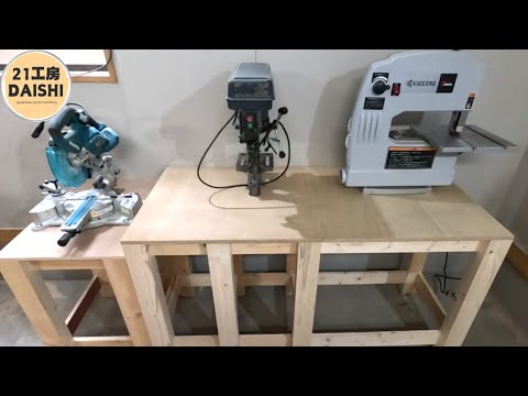 Woodworking] Making a user-friendly workbench vol.1 MAKITA