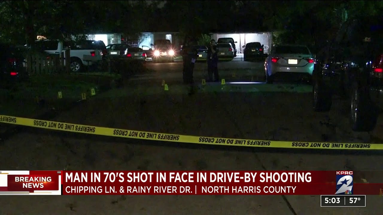 Man in his 70s shot in face during drive-by in north Harris County ...