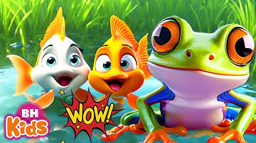 Nhạc Thiếu Nhi Cá Vàng Bơi Trong Bể Nước, Chú Ếch Con - Bài Hát Cho Bé Mầm Non