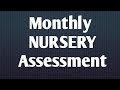Nursery Monthly Test( Assessment) -May