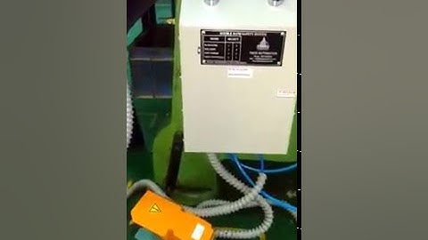 Faco Automation Video - Safety sytem for power press with Lever assembly 2016-1