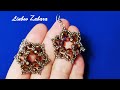 Серьги из бисера в восточном стиле.Oriental-style bead earrings.