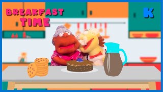 Breakfast Time | Bed Time Stories for Kids | Kidsa English Story Time