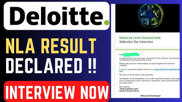 🔴Deloitte NLA RESULT OUT | Deloitte 2024 Result | Prepare for Interview 🔥