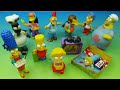 2001 THE SIMPSONS set of 11 BURGER KING COLLECTIBLE MINI FIGURES VIDEO REVIEW (UK Exclusive)