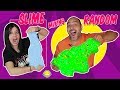 MAKING SLIME WITH RANDOM THINGS | Slime con cosas aleatorias | Bego y Jordi