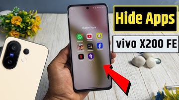 how to hide apps in vivo x200 fe | app hide setting kaise kare vivo x200 fe