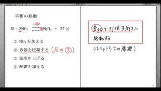 ｢化学平衡｣講義９：高校化学解説講義