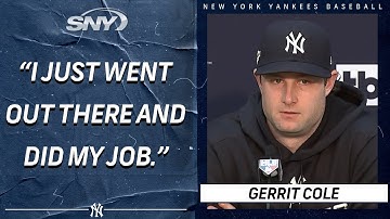 Gerrit Cole on Yankees