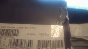 Intel Core i5-3570K CPU Unboxing