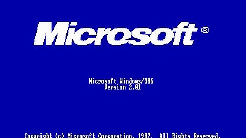 Windows 2.01 (386) Tutorial for PCem