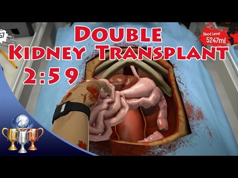 Surgeon Simulator [PS4] - Double Kidney Transplant (2:59) Don't In-Test My Patience Trophy