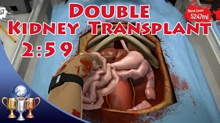 Surgeon Simulator [PS4] - Double Kidney Transplant  (2:59) Don't In-Test My Patience Trophy