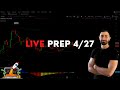 Options Trading Live Prep: 4/27 | Focused Trades