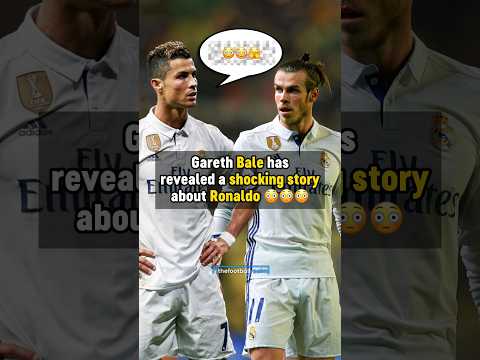 Bale's SHOCKING story about Ronaldo 😳 #football