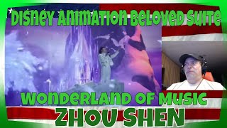 ' Wonderland of Music: Disney Animation Beloved Suite' MV... ZHOU SHEN #周深 #zhoushen  REACTION