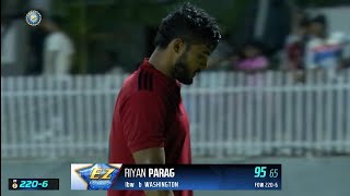 Riyan Parag 95 in Deodhar Trophy Final| Full Innings| #riyanparag #bcci