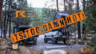 Hunting season is coming fast so jeff and steve gear up, get the
trucks ready by installing new snugtop outback on jeff's ram 2500,
warn winch goodies on...