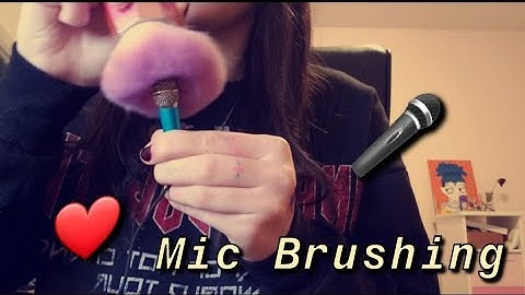 ASMR Mic Brushing And Tapping Random Objects (My First ASMR Video!)