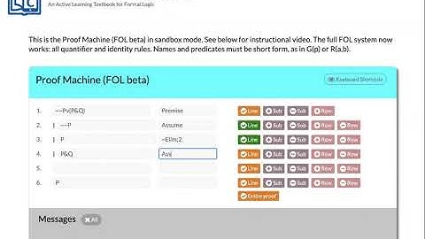 How to use the Proof Machine