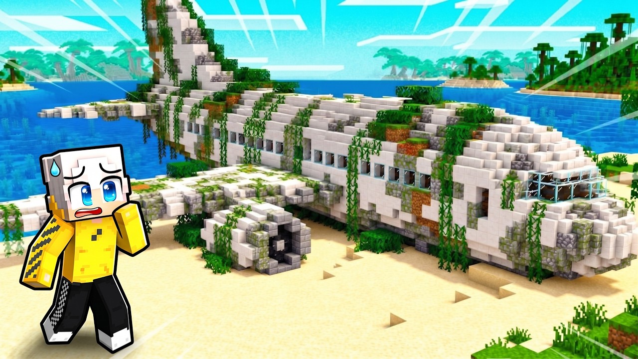 Abbiamo TROVATO un AEREO ABBANDONATO in Minecraft!