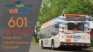 NRT (WEGO) 5305 (823 4BL)@ 601 WEGO Red Table Rock Transit Centre→Campark