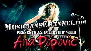Ana Popovic Interview Pt 1 MusiciansChannel.com