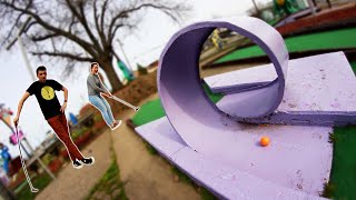 EPIC GAME OF MINI GOLF! *Husband vs. Wife*