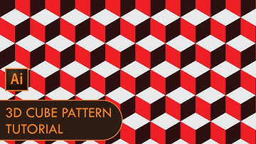Illustrator Tutorial - How to Make 3D Cube Pattern