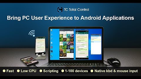 No Root！！Control multiple Android devices（up to 100） from PC  ！