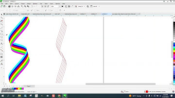 Corel Draw Tips & Tricks Rainbow Twisted Ribbon