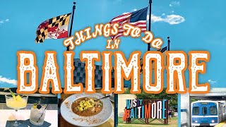 BALTIMORE Vlog 2021:Things to do in Maryland, Brunch, exploring the Inner Harbor + Fells Point!