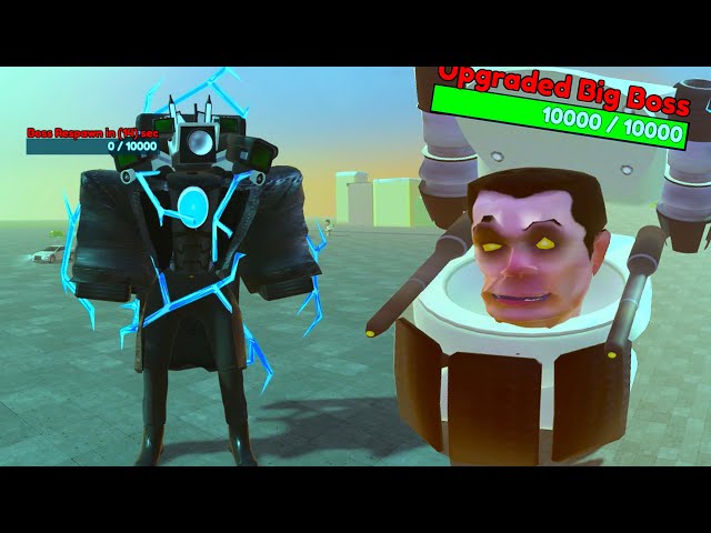 SKIBIDI TOILET WAR no ROBLOX !! - GUERRA de SUPER'S TV MAN x SKIBIDI  (GIGANTES e INSANOS) 