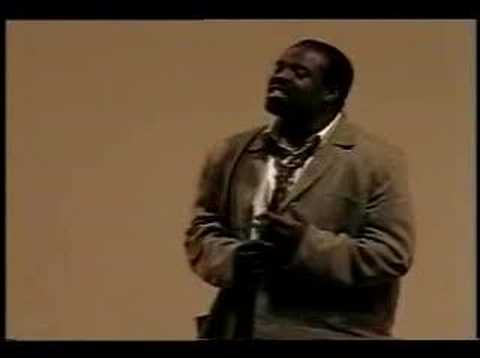 Hervy Hodges sings "His Eye is on the Sparrow"