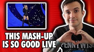 Taylor Swift - Style/Love Story/You Belong With Me Mash Up Reputation Tour REACTION