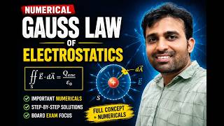 Numerical on Gauss's Law Class12 Physics Ch-1, Electric charges and fields #boardexam #neet #physics