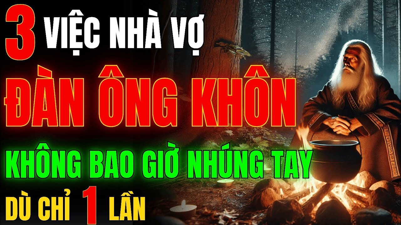Outline Video 3 VIỆC NHÀ VỢ - Đàn Ông KHÔN NGOAN Không Bao Giờ Nhúng Tay Vào, Tránh Họa Vào Thân