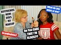 My Boyfriends Mom Does My Makeup + Answers TOUGH Questions | NikkiBeautyBliss