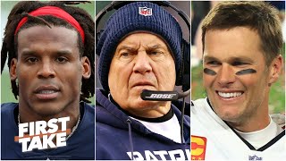 What Cam Newton \& Tom Brady's new deals say about the Patriots' decision-making | First Take