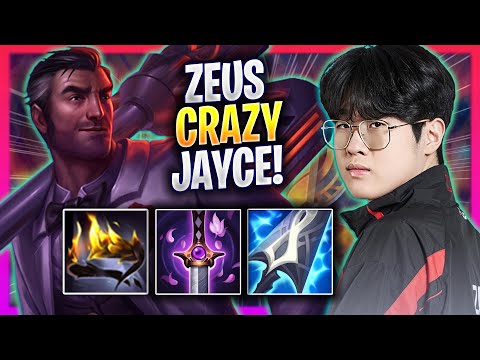 ZEUS IS SO CRAZY WITH JAYCE! - T1 Zeus Plays Jayce TOP vs Aatrox! | Season 2024