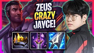 ZEUS IS SO CRAZY WITH JAYCE! - T1 Zeus Plays Jayce TOP vs Aatrox! | Season 2024