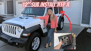 Jeep JL Amp and Subwoofer!! Super Easy Install!!