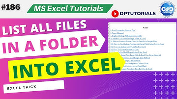 2 Easy methods to list all files in a folder into excel worksheet