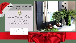 Welcome To A Modern Holiday | Holiday Decorate with Bre | Foyer Entry Tablescape by Modern Living with Bre 268 views 5 months ago 16 minutes