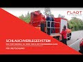 Schlauchverlegesystem der Tony Brändle AG sowie der Fladt Engineering GmbH für Deutschland.