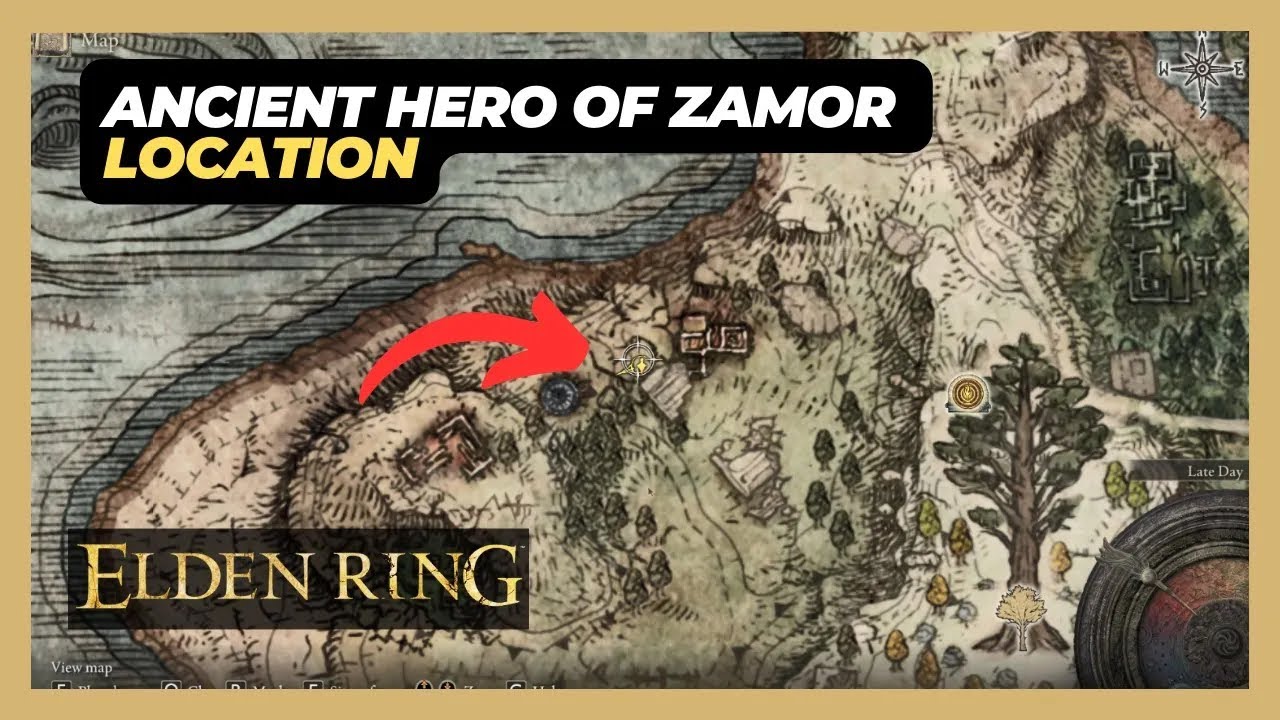 Ancient Hero of Zamor (Limgrave) Boss Location Elden Ring YouTube